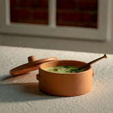 Knurl Terracotta Curd Setter(Small) - ellementry